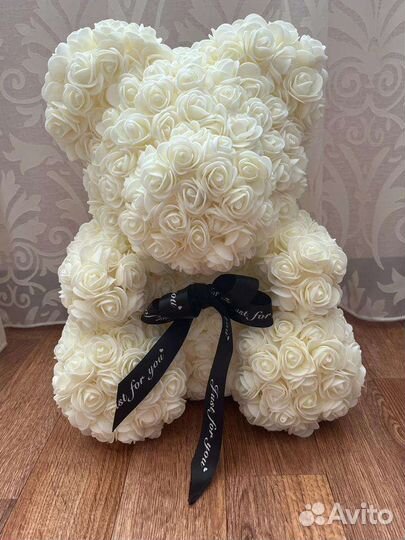 Мишка из роз 40 см