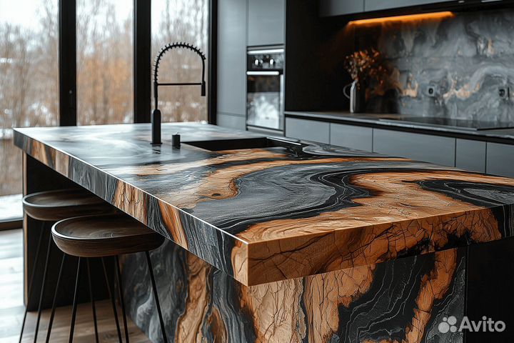 Каменная столешница из агломерата
