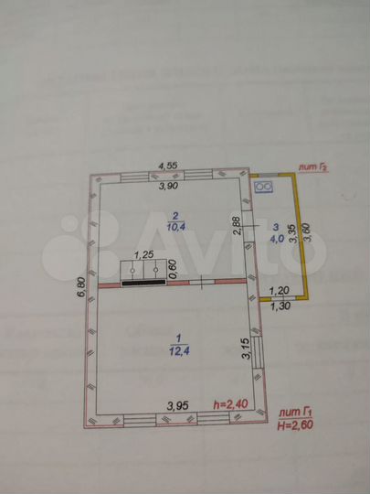 Дом 65 м² на участке 5 сот.