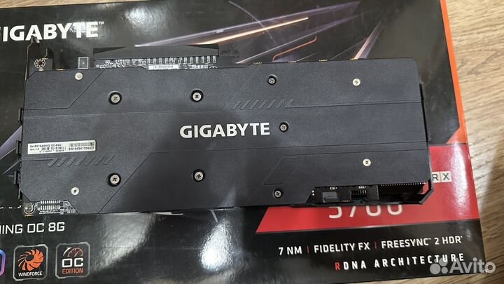 Видеокарта gigabyte rx 5700