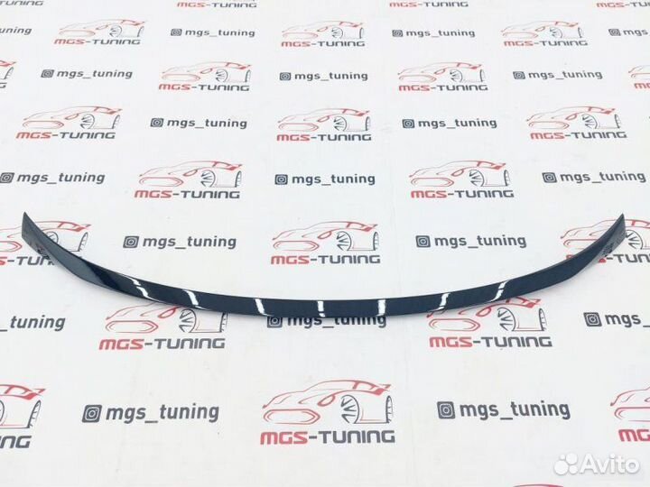 Спойлер (Тонкий) M-Perfomance на BMW X6 f16 Черный