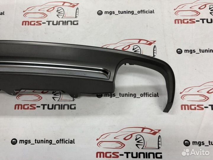 Диффузор на Audi A6 С7 11-14гг. в стиле S6