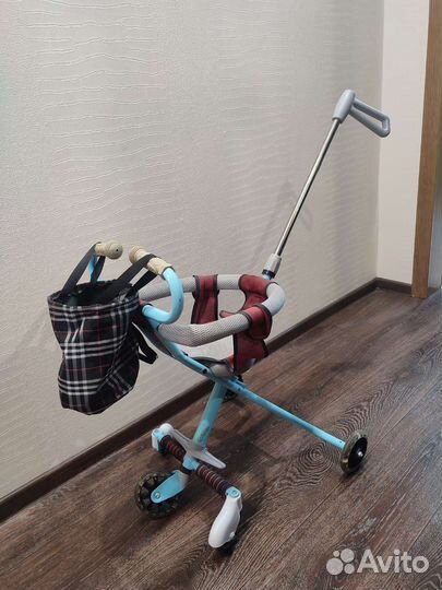 Детский велосипед с ручкой бу