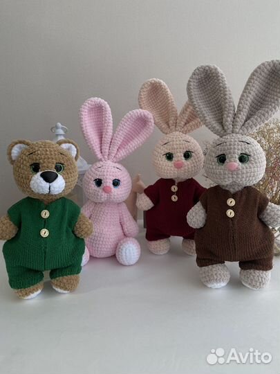 Плюшевые игрушки ручной работы