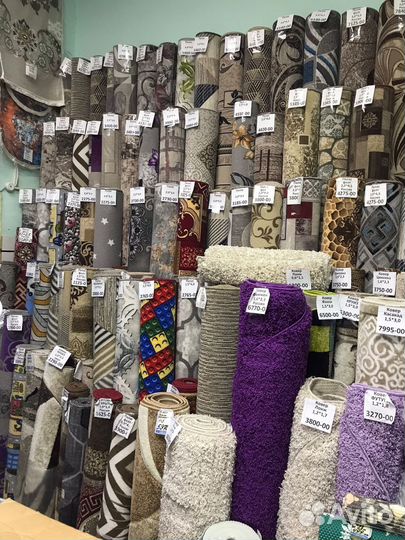 Ковры, паласы, ковровые дорожки, коврики для ванны