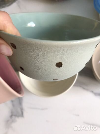 Набор тарелок глубоких. Керамика