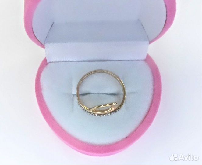 Кольцо золотое 585 гр1,53 р 16,5 (арт 117784)сп29