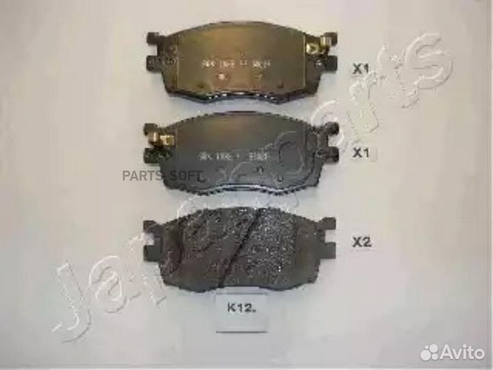 Japanparts PAK12AF Колодки торм. диск. RIO II Seda