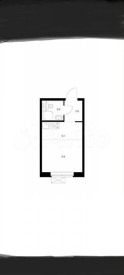 Квартира-студия, 19,6 м², 10/25 эт.