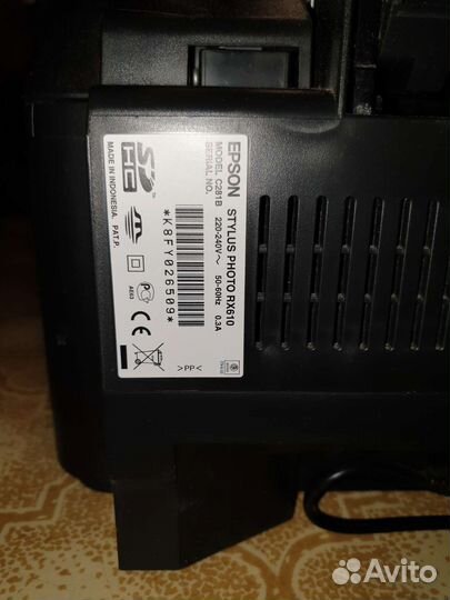 Принтер Epson stylus photo rx610