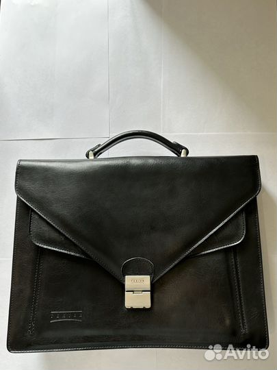 Мужской кожаный портфель винтаж