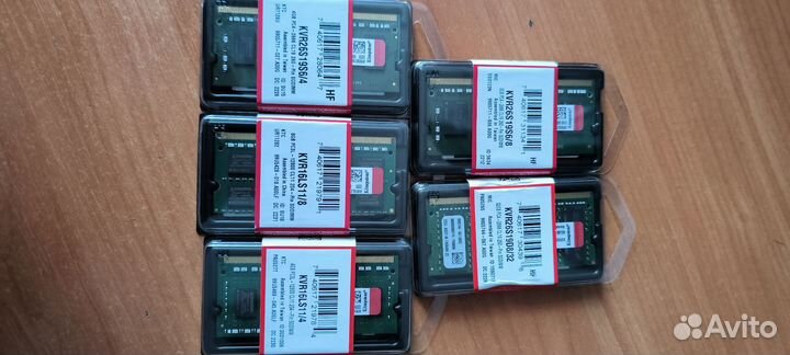 Оперативная память Kingston DDR4 so-dimm 4/8/16/32