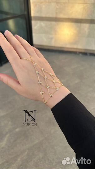 Слейв из серебра 925 пробы