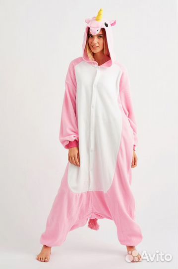 Кигуруми Единорог Розовый (S)