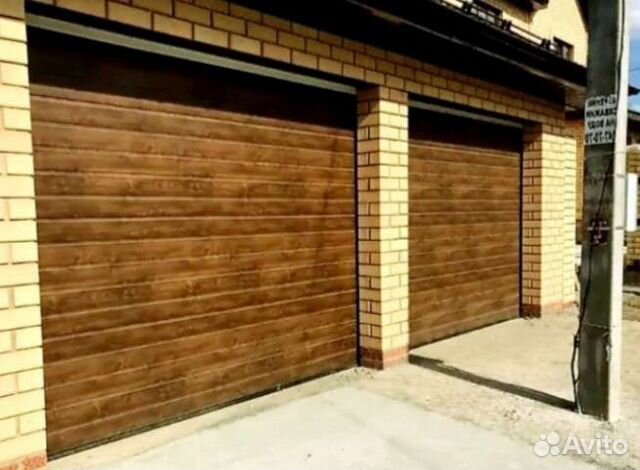 Секционные гаражные ворота 2900*2300