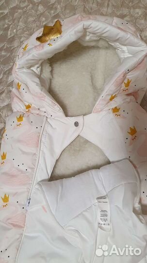 Конверт меховой зимний на выписку