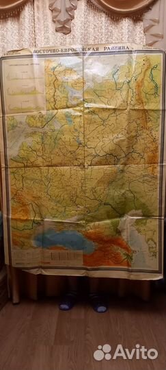 Карта Восточно-Европейская равнина