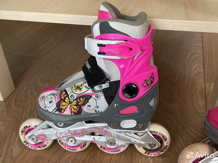 Роликовые коньки раздвижные 29-32