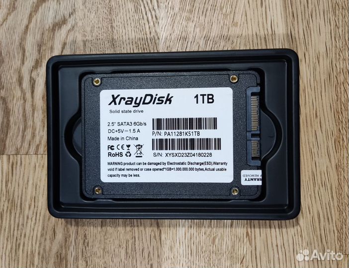 Новый SSD диск 1Тб XrayDisk SATA 2.5