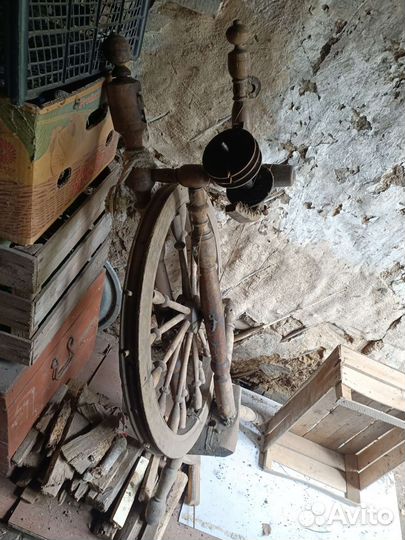 Прялка деревянная старинная