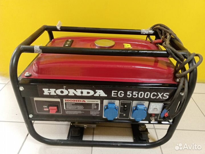 Бензиновый генератор Honda EG 5500 CXS