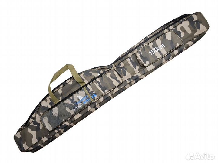 Чехол для удочек East Shark 1,50m 3-секции (кмф ко