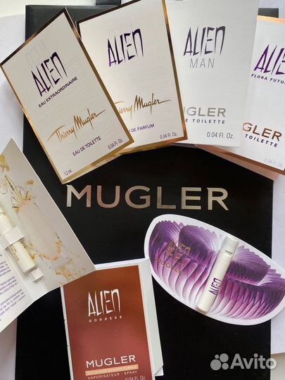 Оригинальные пробники Mugler Alien и Angel