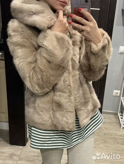 Шуба норковая трансформер