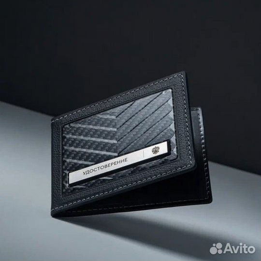 Обложка на удостоверение кожа