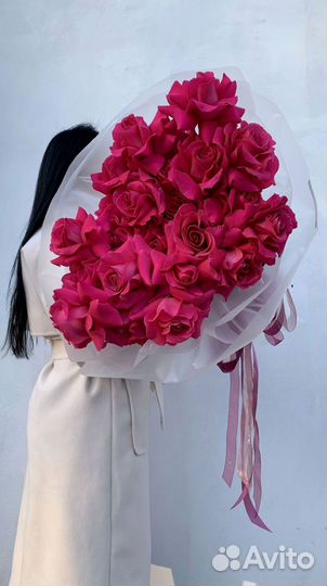 Розы на свадьбу. Доставка за 1 час