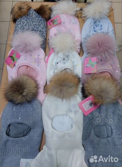 Шлемы,шапки зима новые