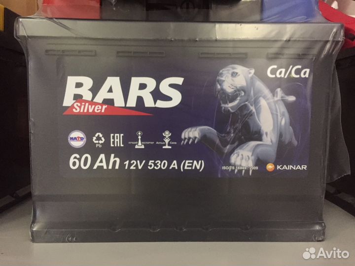 Bars 60 ah детальцентр