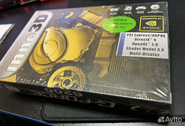 Inno3D GeForce 6200 AGP 512mb dvi new