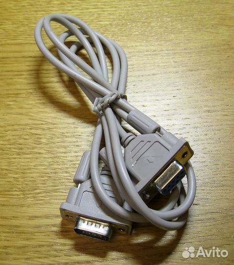 Кабель для COM-порта RS-232 9 pin «папа-мама»