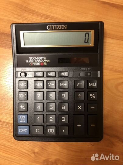 Калькулятор citizen SDC-888TII
