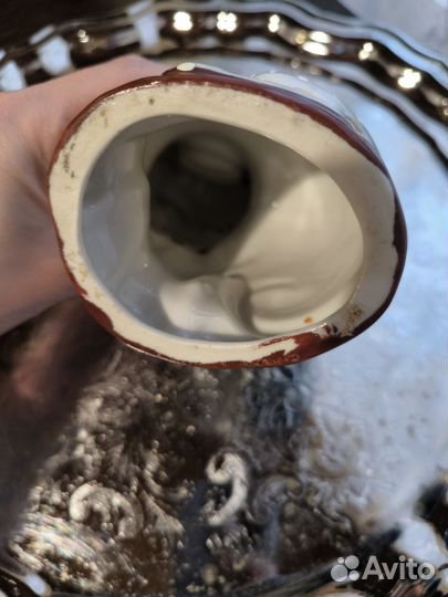 Статуэтка фарфор. Плафон на ночник. Антиквариат