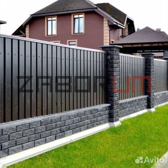 Забор из металлопрофиля в Солнечногорске