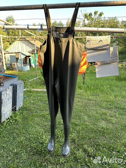 Сапоги забродники, полу комбез для рыбалки