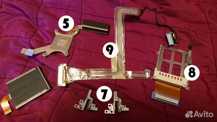 Запчасти для ноутбука Dell d620 (бу)