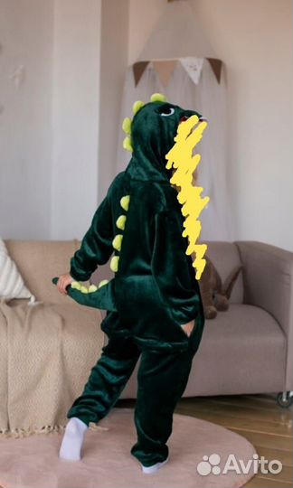Кигуруми динозавр
