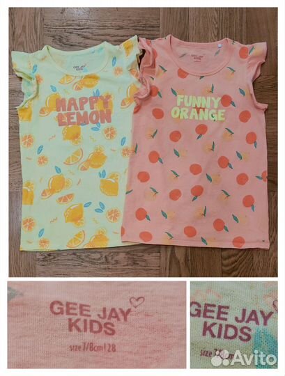 Летние вещи пакетом на девочку 122-128