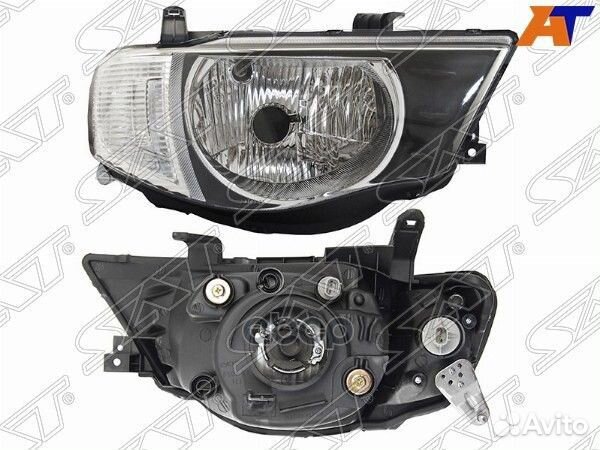 Фара mitsubishi L200/triton 07-14 RH белый габа