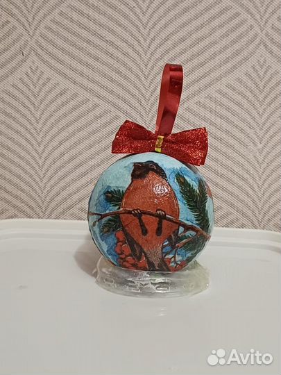 Новогодние шары ручной работы