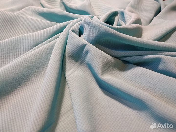 Отрез ткани СССР Блузочная бирюза