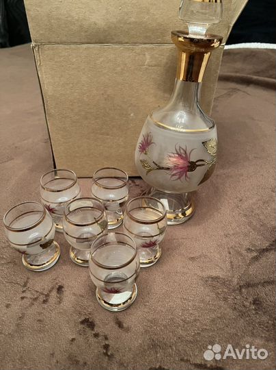 Набор Графин и рюмки Bohemia