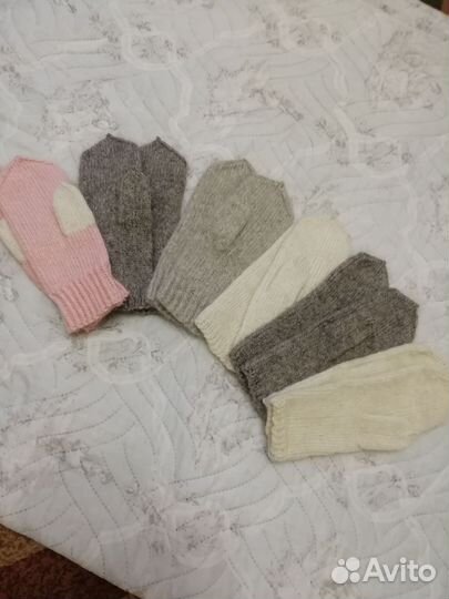 Варежки, носки ручная работа