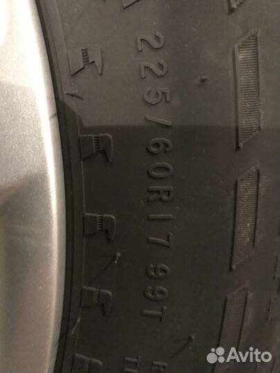 R17 Nokian Tyres Hakkapeliitta 7 SUV 225/60, PCD 5x120 DIA 72.6
