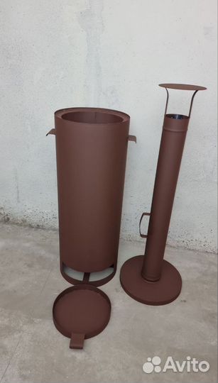 Печь для бассейна на дровах из нержавеющей стали