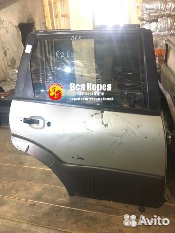 Дверь SsangYong Rexton (Рекстон) задняя RH серая