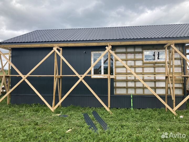 Каркасные дома, беседки, террасы